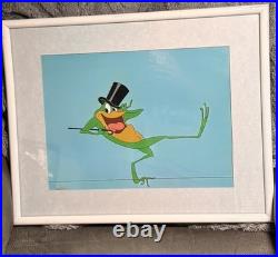 SIGNED Chuck Jones MICHIGAN J FROG Warner Brothers Animation Cel 16.5x13.5 withCOA