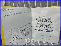 SIGNED INSCRIBED BY CHUCK JONES CHUCK AMUCK 1989 1st Edition 2nd Pr