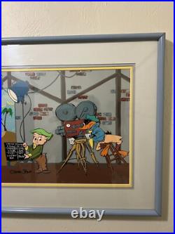 SOUND STAGE Chuck Jones Bugs Bunny Signed Movie Director Limited Edition Cel Art