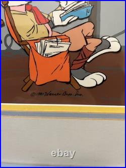 SOUND STAGE Chuck Jones Bugs Bunny Signed Movie Director Limited Edition Cel Art