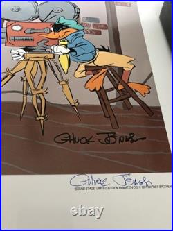 SOUND STAGE Chuck Jones Bugs Bunny Signed Movie Director Limited Edition POSTER