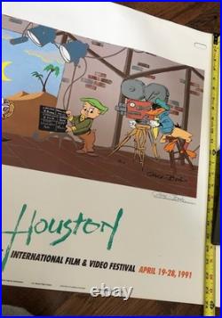 SOUND STAGE Chuck Jones Bugs Bunny Signed Movie Director Limited Edition POSTER