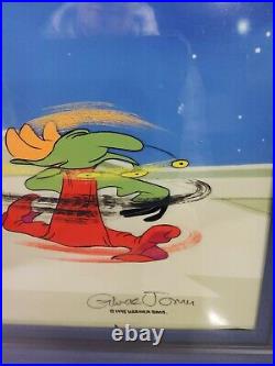 SUPERIOR DUCK 1997 Original Production Cel Signed Chuck Jones Awesome