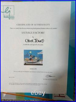 Sausage Factory by Chuck Jones Limited Edition Animation Cel LOA Artwork