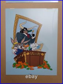 Set Warner Bros Bugs Bunny Daffy Duck MORE BULL STOCK MARKET Ltd Ed Series