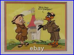 Shake Hands With Friar Duck Limited Ed. Animation Cel Signed by Chuck Jones