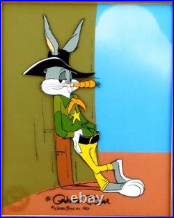 Sheriff Bugs Chuck Jones Cel Signed Bugs Bunny Looney Tunes Limited Edition