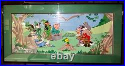 Sherwood Forest Group, Ltd Ed Cel, WB 1992 Signed Chuck Jones Framed COA