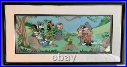 Sherwood Forest Group, Ltd Ed Cel, WB 1992 Signed Chuck Jones Framed COA 41x21