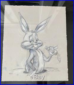 Signed And Numbered Chuck Jones Double Animation Giclee Bugs Bunny & Elmer Fudd