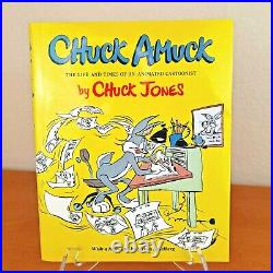 Signed Chuck Amuck Life Times of Animated Cartoonist Chuck Jones 1989 1st Print