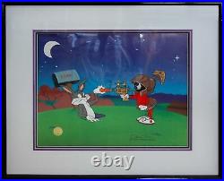 Signed Chuck JONES LIMITED EDITION of 750 Marvin Martian Peace & Carrots