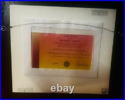 Signed Chuck Jones Limited Edition Animation Art / Title One Froggy Evening