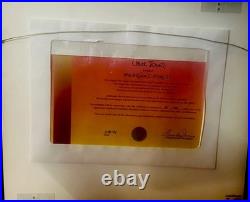 Signed Chuck Jones One Froggy Evening Michigan J Frog Cel 181/750 WB COA