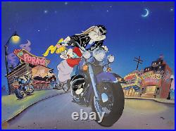 Softail Sweetheart Bugs Bunny Honey Bunny Motorcycles Love Looney Tunes LE Cel