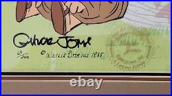 Super Rare Chuck Jones Signed Robin Hood Daffy Animation Cel