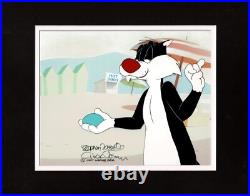Sylvester Chuck Jones Signed Looney Tunes Animation Cel Warner Bros 1997