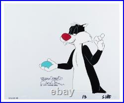 Sylvester Chuck Jones Signed Looney Tunes Animation Cel Warner Bros 1997