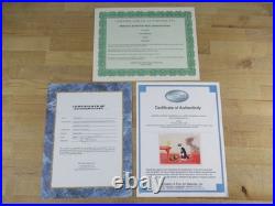 Sylvester Tweety He Did It Hand Painted Ltd Edition Cel Signed Framed 1990 /750