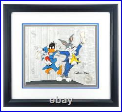 TRADERS Bugs Bunny Daffy Cel Chuck Jones Signed Limited Edition Art Wall Street TRADERS Bugs Bunny Daffy Cel Chuck Jones Signed Limited Edition Art Wall Street