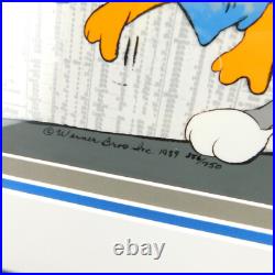 TRADERS Bugs Bunny Daffy Cel Chuck Jones Signed Limited Edition Art Wall Street