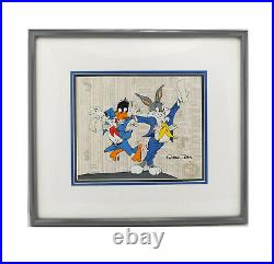 TRADERS Chuck Jones Signed Cell Limited Edition Bugs Bunny Stock Market Art Cel