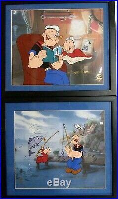 Tales Of The Sea & Big One Limitd Edition Popeye SweetPea Cel SIGNED #'d COA LOT