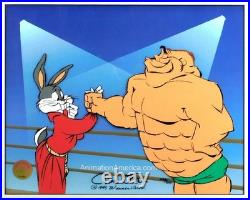 The Crusher Bugs Bunny Chuck Jones Cel Limited Edition Signed Looney Tunes Art