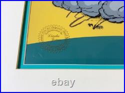 The FANATIC Chuck Jones Signed Wile Coyote Road Runner Limited Edition Cel Art