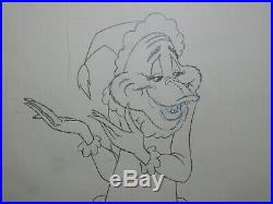 The Grinch Who Stole Christmas Production Art Drawing Chuck Jones Signed withCOA