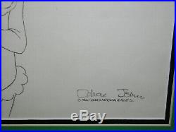 The Grinch Who Stole Christmas Production Art Drawing Chuck Jones Signed withCOA