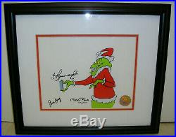 The Grinch Who Stole Christmas Production Cel Art Chuck Jones Foray Thurl Signed