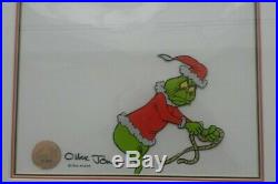 The Grinch Who Stole Christmas Production Cel Art Chuck Jones signed