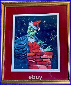 The Grinch You're A Mean One Giclee Signed By Chuck Jones Rare Ltd. Ed