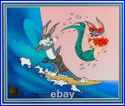 The Perfect Wave Bugs Bunny Cel Chuck Jones Signed Limited Edition Art Mermaid