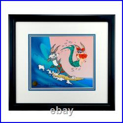 The Perfect Wave Bugs Bunny Cel Chuck Jones Signed Limited Edition Art Mermaid