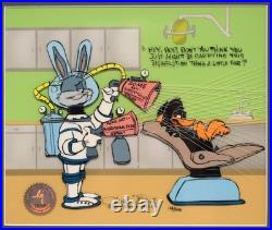 Too Clean for Comfort Limited Edition Animation Cel by Chuck Jones signed