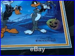 Trick Or Treat Limited Edition Cel Hand Signed Chuck Jones 222/500 LONG SOLD OUT
