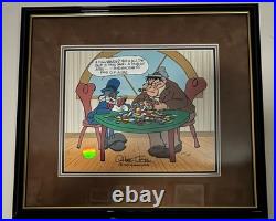 Two Pair Hare Bugs Bunny Signed By Chuck Jones Ltd Ed Animation Cel Warner Bros