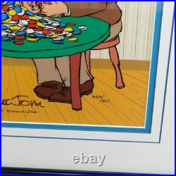 Two Pair Hare Chuck Jones Cel Signed Bugs Bunny Animation Art