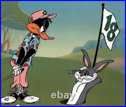 VERY RARE Limited Edition Hand Signed Chuck Jones Animation Cel 18th Hare COA