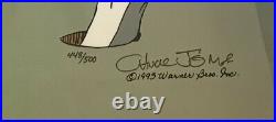 VERY RARE Limited Edition Hand Signed Chuck Jones Animation Cel 18th Hare COA