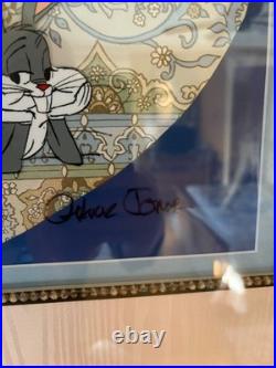 VERY RARE Pepe & Bugs Signed Chuck Jones Animation Cels (2 framed cels)