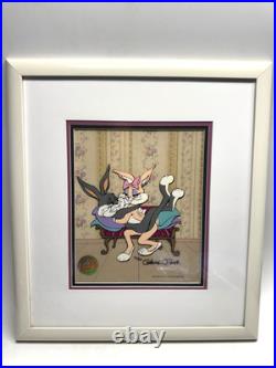VTG Limited Edition Bugs Bunny And Honey LE Animation Cel Chuck Jones Signed