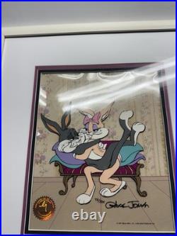 VTG Limited Edition Bugs Bunny And Honey LE Animation Cel Chuck Jones Signed