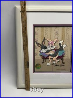 VTG Limited Edition Bugs Bunny And Honey LE Animation Cel Chuck Jones Signed