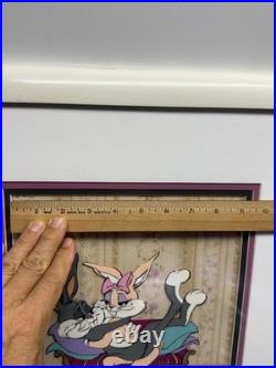 VTG Limited Edition Bugs Bunny And Honey LE Animation Cel Chuck Jones Signed