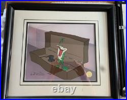 VTG Michigan J. Frog VI Framed Ltd. Edition Signed Cel Warner Bros. Includes COA