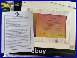 VTG Michigan J. Frog VI Framed Ltd. Edition Signed Cel Warner Bros. Includes COA