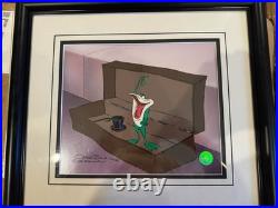 Vintage 1994 Michigan J. Frog VI Chuck Jones Signed Limited Edition Cel COA